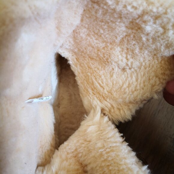 EBV Australia Shearling Boots Side Button Closure Tan Size 10 - Picture 6 of 9